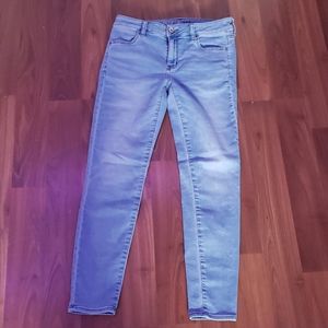 American eagle mid rise light jeans